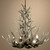 Elongated Real Mule Deer Chandieler