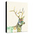 Multicolor Deer III Wrapped Canvas