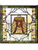 Pack Basket Stained Glass Window - 24 Inch