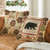 Northwoods Pinecones Hooked Wool Pillow