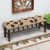 Northwoods Pinecones Hickory Bench - Large