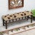 Northwoods Pinecones Hickory Bench - Large