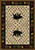 Bear Patchwork Natural Rug - 5 x 8