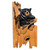 Pawprint Bear Carved Wood Wall Art