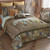 Peaceful Forest Bear Quilt Bed Set - Queen