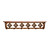 Picture Jasper Stone 42 Inch Pine Hook Shelf