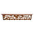 Pine Cone 42 Inch Pine Hook Shelf