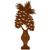 Pine Cone Small Drape Rod Bracket