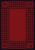 Pine Refuge Red Rug - 5 x 8