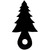 Pine Tree Cabinet Door Silhouette