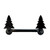 Pine Tree Horizontal Door Handle