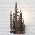 Pine Trees Metal Wall Lamp