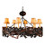 Pinecone & Sprig Chandelier