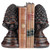 Pinecone Bookends - Burlwood