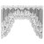 Pinecone Hollow White Swag Pair - 70 x 38 - OUT OF STOCK UNTIL 10/14/2025