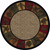 Pinecone Panels Rug - 8 Ft. Round