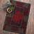 Pinecones Forest Plaid Rug - 8 x 11