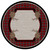 Plaid Elk Rug - 8 Ft. Round