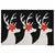 Poinsettia Reindeer Indoor/Outdoor Rug - 2 x 3
