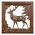 Proud Deer Silhouette Wall Art