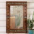 Pueblo Tooled Leather Mirror