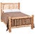 Spindle Log Bed - Queen