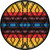 Rainmaker Bright Rug - 8 Ft. Round