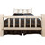 Ranchman's Bed with Laser-Engraved Bear Design - King