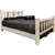 Ranchman's Bed with Laser-Engraved Pine Tree Design - Full
