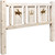 Ranchman's Headboard with Laser-Engraved Bronc Design - Queen