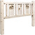 Ranchman's Headboard with Laser-Engraved Moose Design - Full