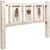 Ranchman's Headboard with Laser-Engraved Pine Design - King