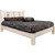 Ranchman's Platform Bed with Laser-Engraved Elk Design - Full