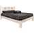 Ranchman's Platform Bed with Laser-Engraved Moose Design - Cal King