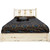Ranchman's Platform Bed with Storage & Laser-Engraved Bear Design - Full