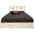 Ranchman's Platform Bed with Storage & Laser-Engraved Elk Design - Twin