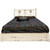 Ranchman's Platform Bed with Storage & Laser-Engraved Moose Design - Full