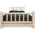 Ranchman's Storage Bed with Laser-Engraved Wolf Design - Full
