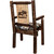 Ranchman's Woodland Upholstery Captain's Chair with Laser-Engraved Moose Design