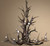 Real Elk Antler Cascading Chandelier - Small