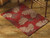 Red Pinecone Hooked Accent Rug