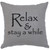 Relax Gray Linen Pillow