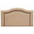 Ridge Linen Natural Headboard - Cal King