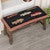 Trout Hooked Wool Hickory Bench - Medium