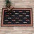 River Fish Hooked Wool Rug - 4 x 6