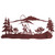 Fly Fisherman 6 Hook Coat Rack