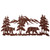 Bears Metal Wall Art