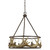 Round Faux Antler Chandelier