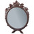 Round Oak Leaf Mirror