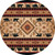 Rustic Bear Parade Rug - 8 Ft. Round